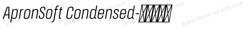 ApronSoft Condensed字体转换